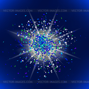 Glitter Particles Pattern. Star Dust - vector EPS clipart