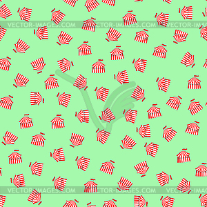 Circus Icon Seamless Pattern - vector clip art