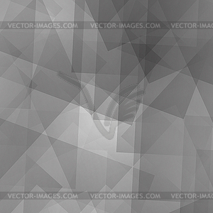 Geometric Grey Futuristic Pattern - vector image