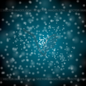 Glitter particles background effect - vector clipart