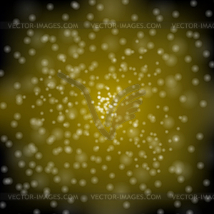 Glitter particles background effect - vector clipart