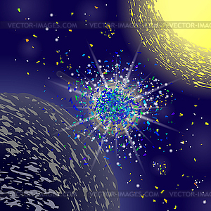 Big Flash Explosion - vector image