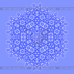 Round Geometric Ornament - vector image