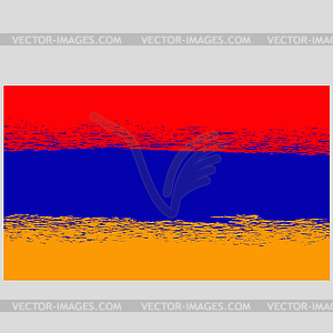 Grunge Flag of Armenia - vector image