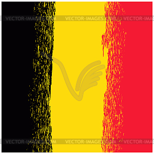 Национальный Grunge Флаг Бельгии - графика в векторе
