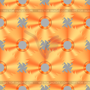 Circular Saw Steel Disc Seamless Pattern - vector clipart