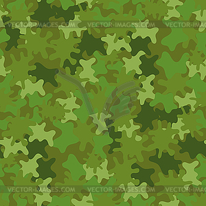 Camouflage Seamless Background. Woodland Style - vector image