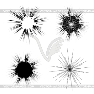 Cartoon Explosion, Star Burst - vector clip art