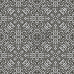 Grey Ornamental Seamless Line Pattern - vector EPS clipart