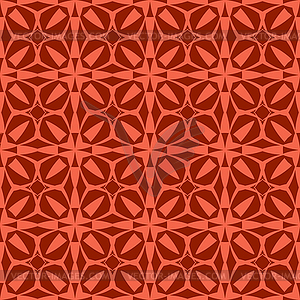 Red Ornamental Seamless Line Pattern - vector clip art