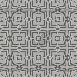 Grey Ornamental Seamless Line Pattern - vector clip art