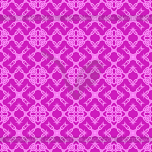 Pink Ornamental Seamless Line Pattern - vector clip art