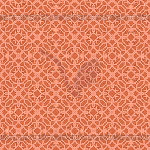 Orange Ornamental Seamless Line Pattern - stock vector clipart