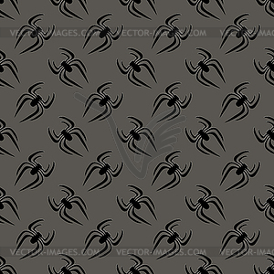 Poisonous Spider Seamless Pattern - vector image
