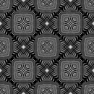 Ornamental Seamless Line Pattern - vector clipart