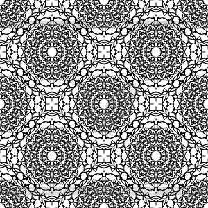 Ornamental Seamless Line Pattern - vector image