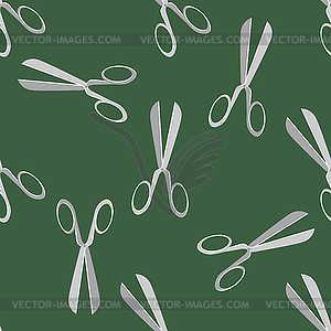 Scissors Seamless Pattern - royalty-free vector clipart