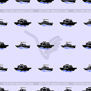 Sailing Boat Background - vector clipart / vector image