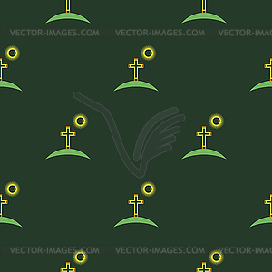 Religion Icons Seamless Pattern - vector image