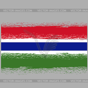 Flag of Gambia - vector image