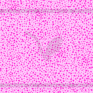 Pink Hearts Бесшовные шаблон - иллюстрация в векторном формате