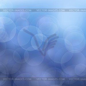 Abstract Blue Blurred Background - vector clipart