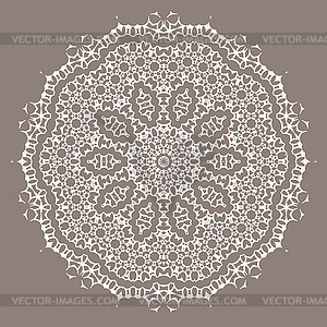 Grey Ornamental Line Pattern - vector EPS clipart