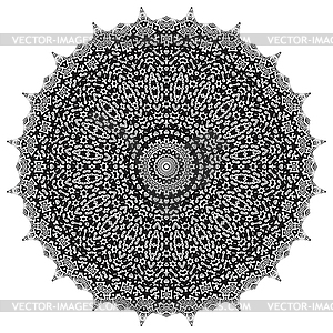 Восточный геометрический орнамент - векторизованное изображение клипарта