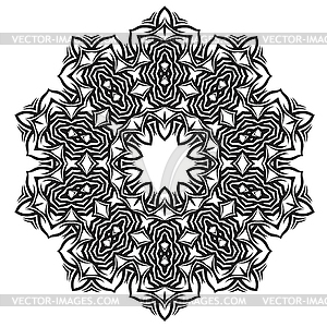 Ornamental Oriental Geometric Ornament - vector clipart