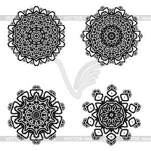 Ornamental Line Pattern - vector clip art