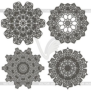 Ornamental Geometric Ornament - vector clipart