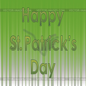 Happy St. Patricks Day Banner - vector image