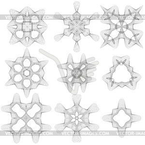 Creative Geometric Ornaments - vector clip art