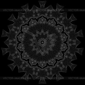Decorative Texture. Oriental Geometric Ornament - vector image