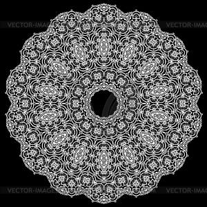 Ornamental Line Pattern. Decorative Texture - vector clipart