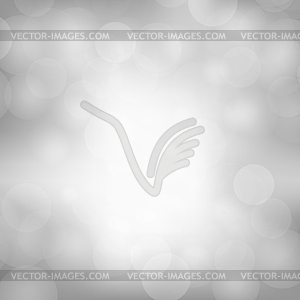Grey Blurred Light Background - vector clipart