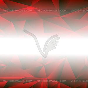 Abstract Red Triangle Background - vector EPS clipart