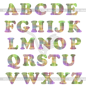 Colorful Alphabet - vector clip art