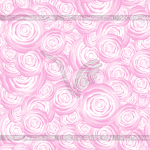 Bouquet of Roses Random Seamless Pattern - vector image