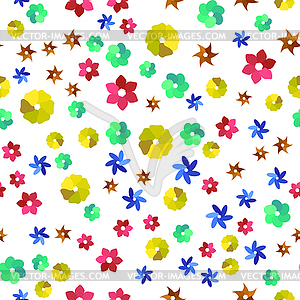 Colored Seamless Pattern - vector image