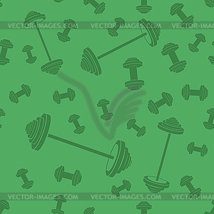 Металлический бесшовный фон Dumbell - векторный клипарт / векторное изображение