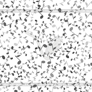 Musical Notes Seamless Pattern - vector clip art