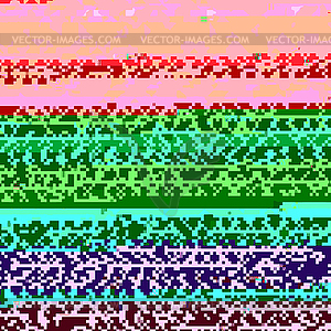 Glitch Colored Background - royalty-free vector image