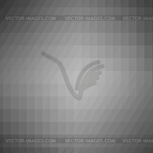 Abstract Grey Triangle Background - vector image