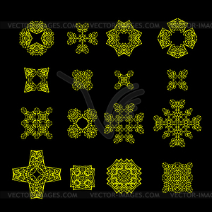 Ornamental Line Pattern. Decorative Texture - vector clipart