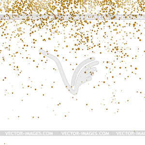 Gold Confetti Pattern - vector clipart