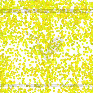 Gold Confetti Pattern - royalty-free vector clipart