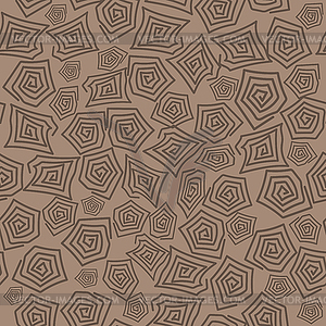 Бесшовный узор черепахи - стоковое векторное изображение