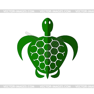 Ocean Turtle Icon - vector image