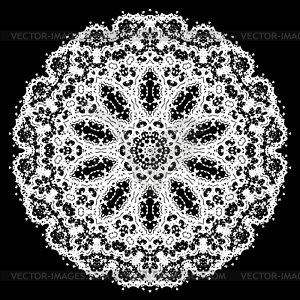 Ethnic Amulet of Mandala - vector clip art